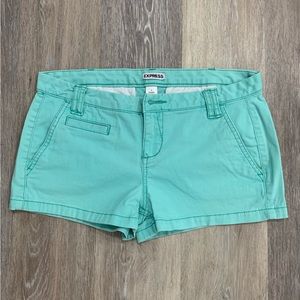 Express Teal Shorts size 0